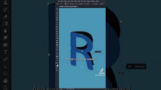 How do you make origami text with Photoshop