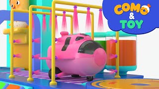 Como Car Wash 2 Learn Colors And Words Cartoon Video For Kids Como Kids Tv