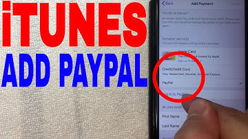 ✅  How To Add Paypal To iPhone iTunes As Payment Method 🔴