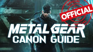 The Official Metal Gear Canon Guide