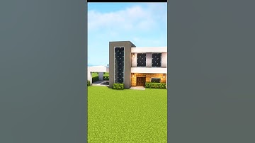 Minecraft Easy Modern House 🏠 #shorts