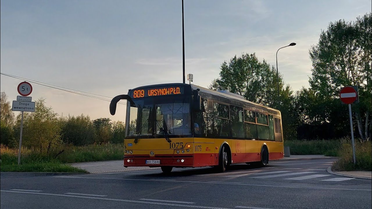Solbus SM12 #1075 [🚍809] MZA Warszawa