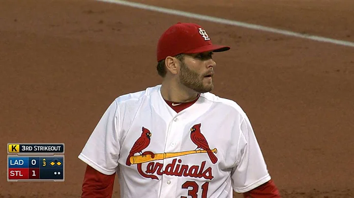 LAD@STL: Lynn fans nine over six solid innings
