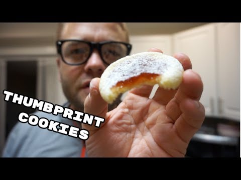 Thumbprint Cookies - Jam and Shortbread Cookies