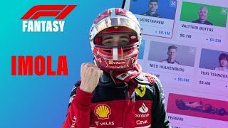 BEST TEAM FOR F1 FANTASY - IMOLA 2024!!!