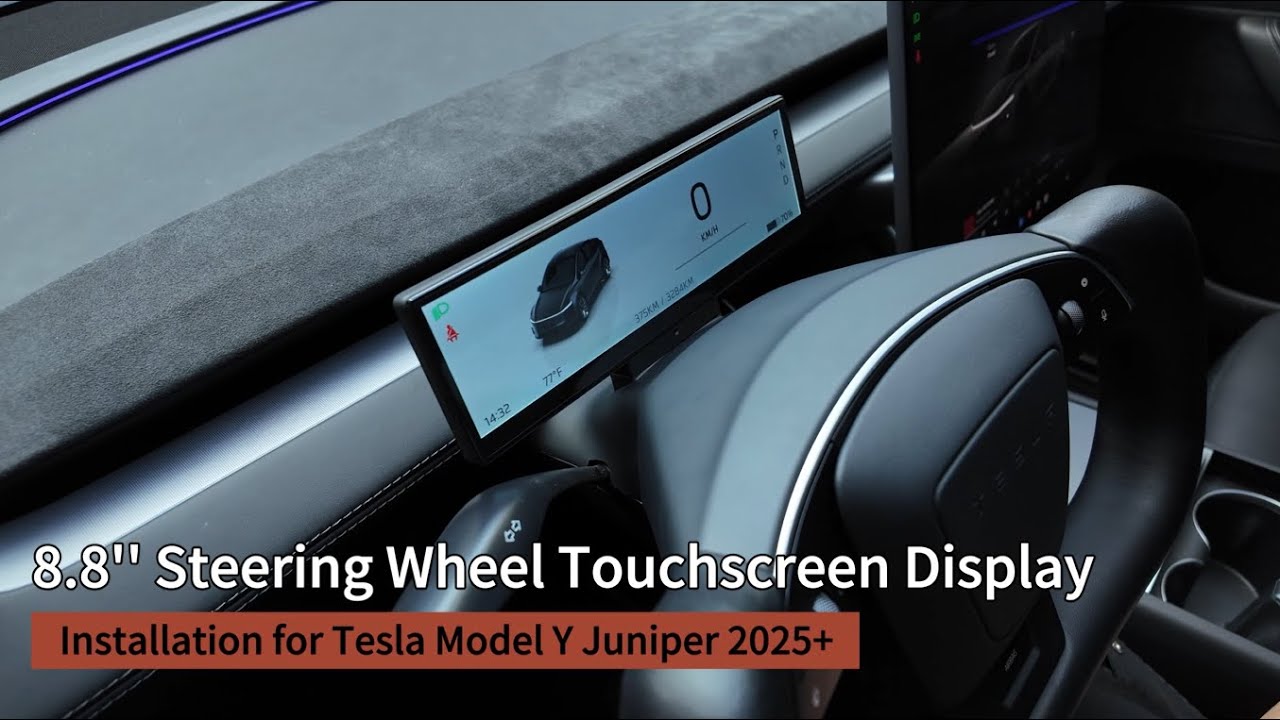 How to Install an 8.8'' Dashboard Display on Tesla Model Y Juniper 2026 ...