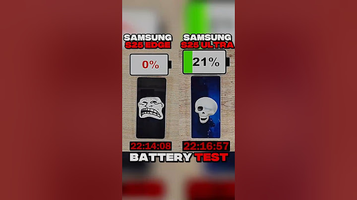 SAMSUNG S25 EDGE VS SAMSUNG S25 ULTRA BATTERY 🪫 TEST?