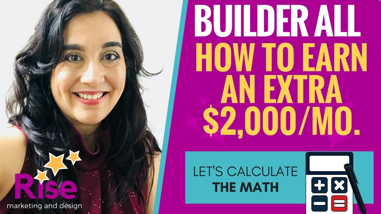 Builderall Business: How To Get to $2,000 RESIDUAL Per Month | Let's Calculate the MATH - YouTube
