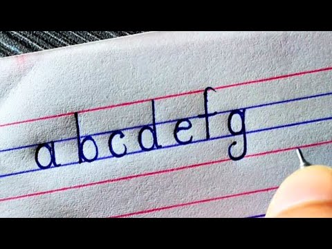 How to write English small letter | learn English small letter