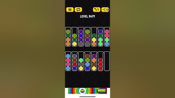 【Ball sort puzzle】 Level 3477