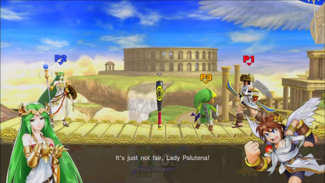 Super Smash Bros. for Wii U - Palutena's Guidance - Toon Link - YouTube