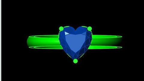 how to  make heart ring matrix9 rhino 3d