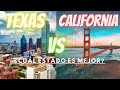 Comparando California vs Texas ( Lugares Turisticos, Renta, Estilo De Vida, Trabajos)