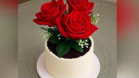 كيكة المزهرية لي عاملة ضجة على التيك توك _حضرتها بأبسط طريقة flower pot cake