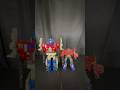 Modern Optimus Prime Vs 1986 Optimus Prime#Transformers#Godzilla#OptimusPrime#Figures#ToyReviews