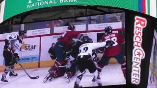 Hockey Fight Replay Green Bay Gamblers Flying Aces Resch Center Green Bay, WI 3-2-19