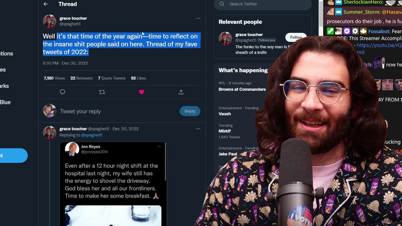 Best Tweets of 2022 | Hasanabi Reacts - YouTube