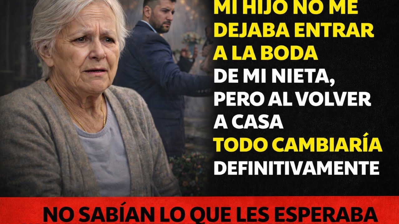 Mi Hijo Me Barrió en la Boda de Mi Nieta: “No Está en la Lista, Mamá”… Volví a Casa y Todo Cambió