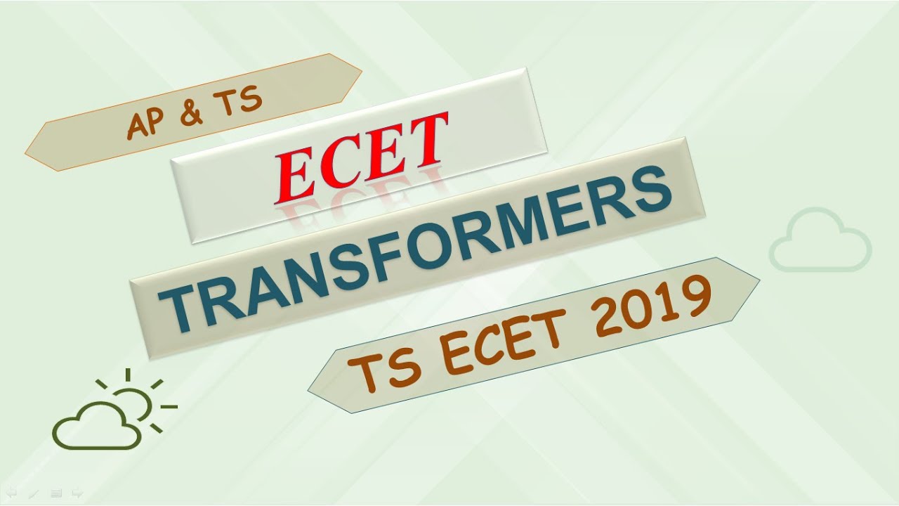TS ECET  2019 transformers
