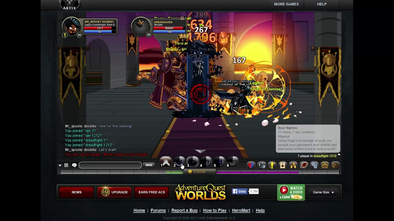 Aqw new[Legion Doomknight class] - YouTube