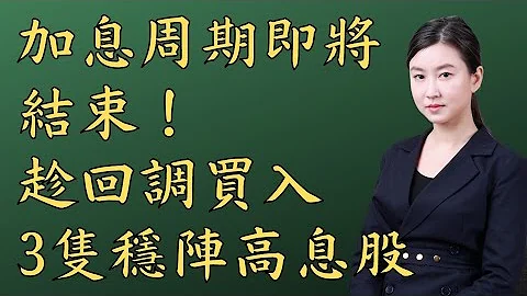 趁低吸纳3只优质高息股，建立稳阵收息组合！ ｜中国银行、建行以外的优质国企股｜Mila Yuen 投资日常 - 天天要闻