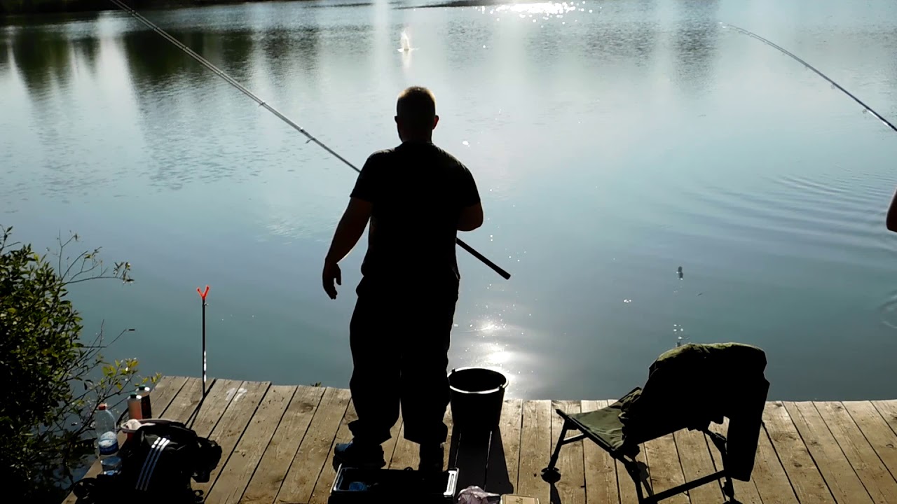 рыбалка на платном водоёме в Нара Фоминске - YouTube