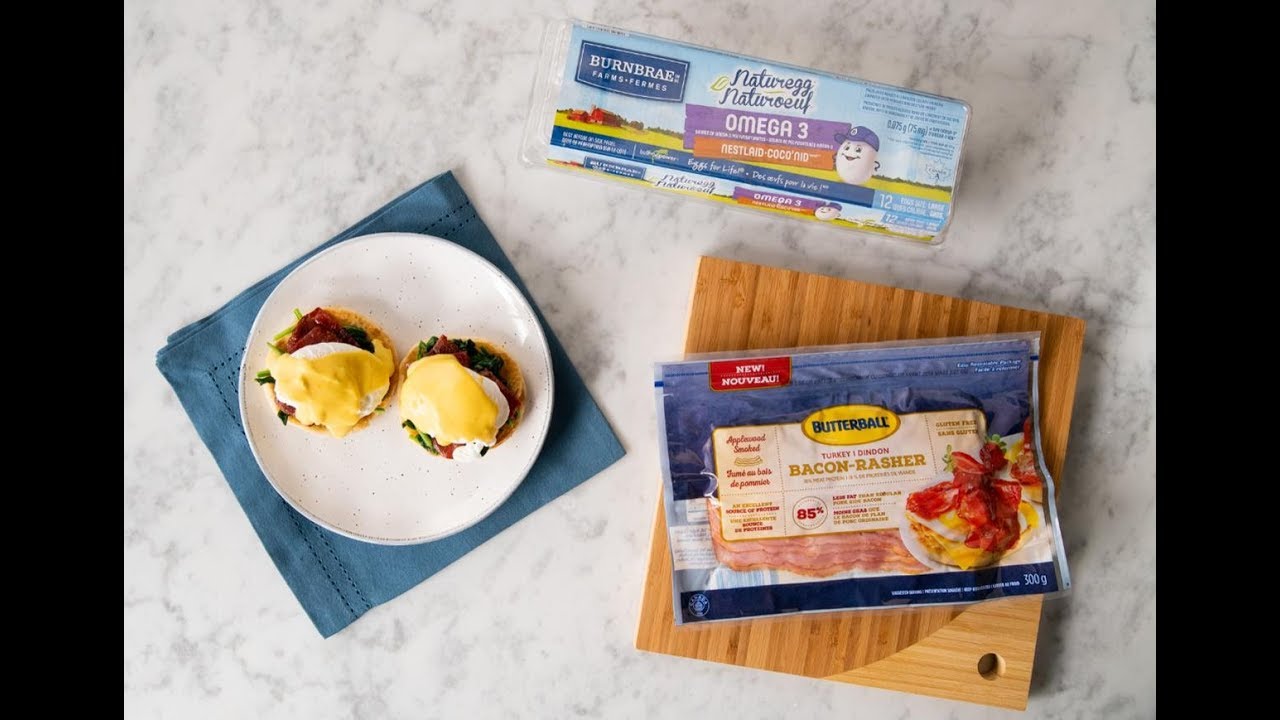 Turkey Bacon Eggs Benedict YouTube