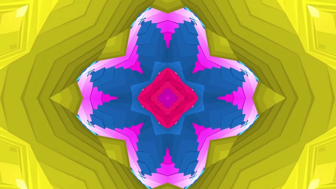 Vivid Colors and Geometric Patterns in Motion