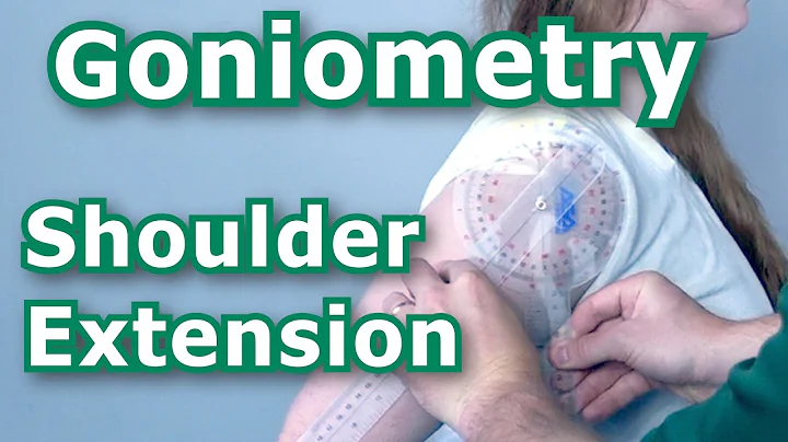 Goniometry - Shoulder Extension