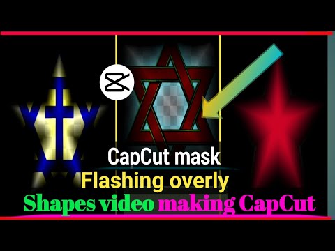 CapCut mask flashing overly shapes video editing tutorial|CapCut video editing bangla tutorial ||