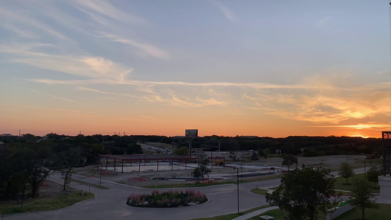 Austin Texas Sunset Timelapse