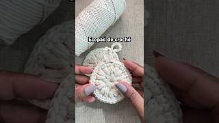 Ecopad de crochê. ✨ #crochet #tutorialcrochet #croche