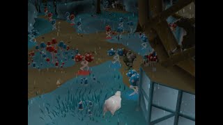 1 hour of osrs songs with relaxing rain sounds - old school runescape