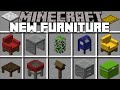 Minecraft BRAND NEW FURNITURE MOD / FIND WHICH FURNITURE ITEMS LOOKS NICE IN YOUR HOUSE !! Minecraft