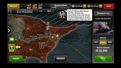 Dead Trigger 2 | Science is Fun Locate the Scientist | USA CAMPAIGN | Dead Trigger 2 Gameplay