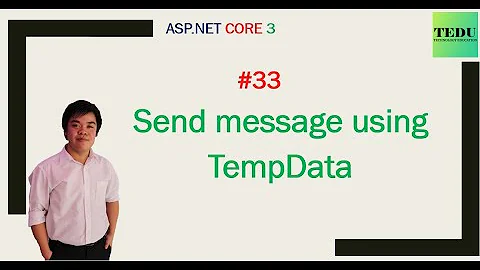 #33: Thông báo message với TempData | Alert message using TempData | TEDU