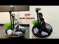 How to make smoke fountain at home/DIY backflow incense burner/DIY incense burner waterfall