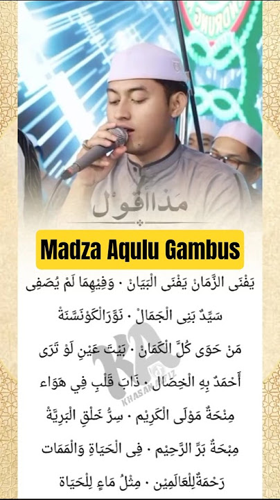 Madza Aqulu Gambus | Gandrung Nabi #gambus #sholawat #majlis #hadroh #rebana #lirik #fyp #4u