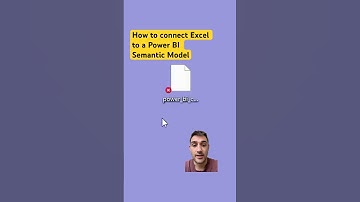 Here is how to automatically connect a excel file to a Microsoft Power Bi Semantic Model