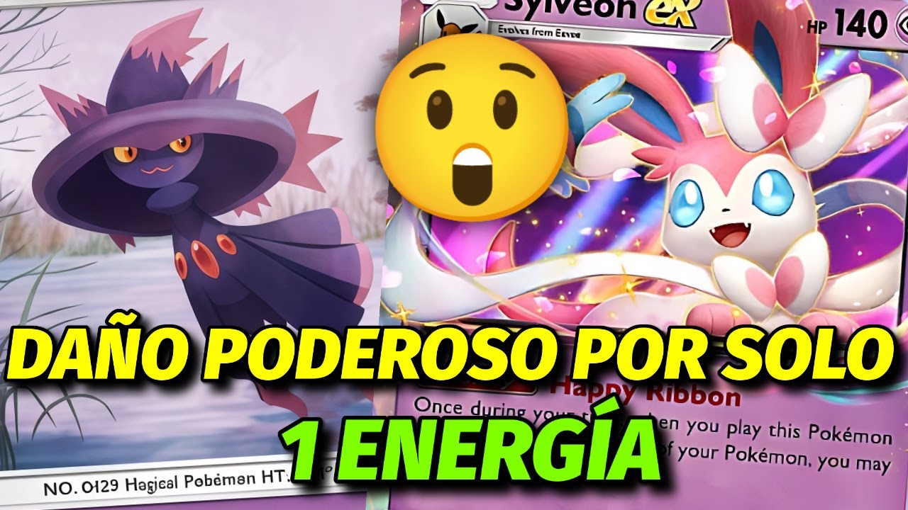 💥NUEVO Mazo PODEROSO de MISMAGIUS y SYLVEON EX en POKEMON POCKET - YouTube
