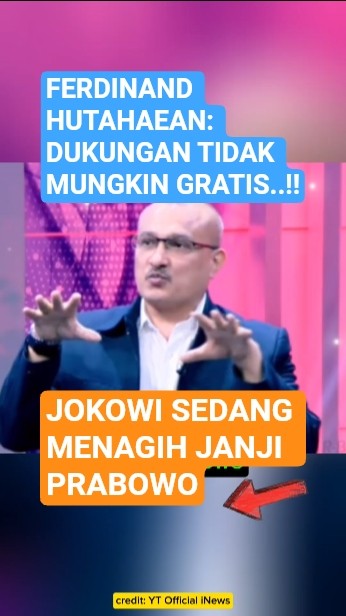 JOKOWI IS CURRENTLY ASKING PRABOWO TO KEEP HIS PROMISE #ciggeitheu #politicalnews #presidentprabo...
