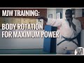 Michael Jai White Kyokushing Training - Body Rotation for Maximum Power