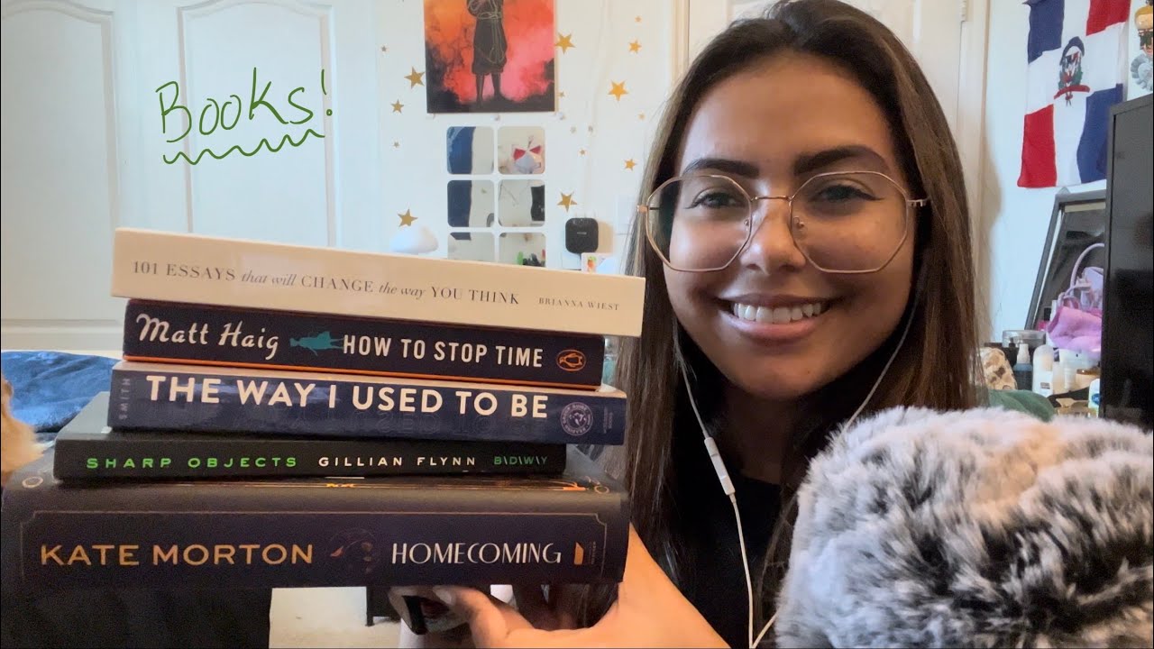 Asmr Book Stack ASMR Book Haul ππ - YouTube