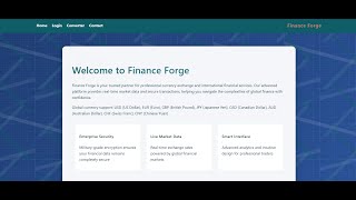 Finance Forge Html, Css & Javascript Project Sdlc Roshni Sharma
