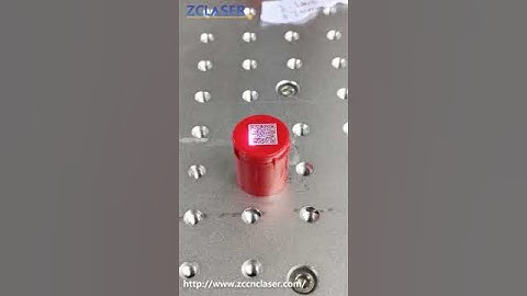 3w uv laser marking QR code on plastic.
