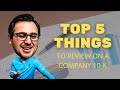 TOP 5 Things To Review on a Company 10-K | Stock Market Investing