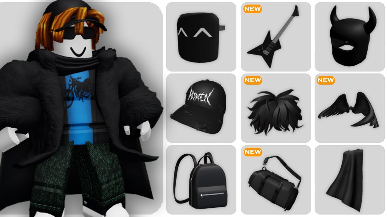 CONSIGUE 15 BLACK ITEMS GRATIS ROBLOX 2025 YouTube consigue-15-black-items-gratis-roblox-2025-youtube
