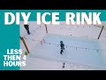 Quick and easy diy ice rink