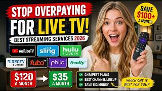 YouTube TV vs Sling vs Hulu Live TV (2026) – Which is Best & Cheapest?