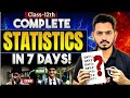 7 Days Strategy for Class 12 Statistics 🔥 | How to Score 95% Easily | Board Exam 2026